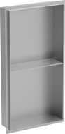 Mexen X-Wall-NR nišinė lentyna be apvado su lentyna 60 x 30 cm, inox - 1911603010S