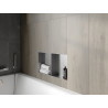 Mexen X-Wall-NR gilė polica nerenkant krašto su lentyna 60 x 30 cm, inox - 1911603010S