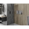 Mexen X-Wall-NR be apvado įleidžiama lentyna su lentyna 60 x 30 cm, inox - 1911603010S