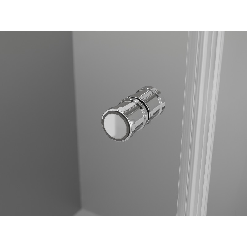 Mexen Mist-F sulankstoma dušo kabina kairė 85 x 100 cm, skaidri, chromuota - 8A6T-085-100-01-00-L