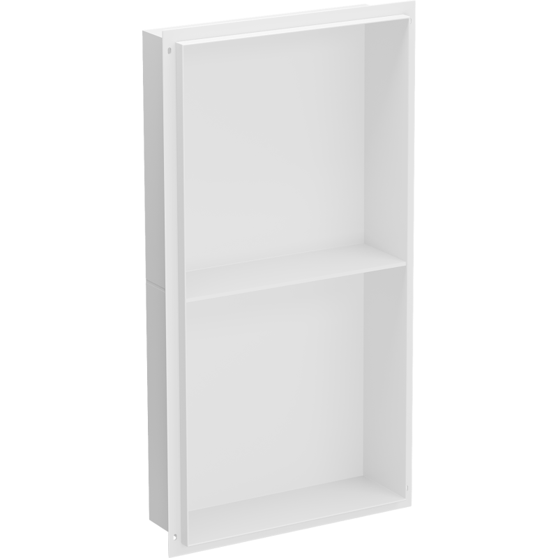 Mexen X-Wall-NR įleidžiama lentyna be apvado su lentyna 60 x 30 cm, balta - 1921603010S