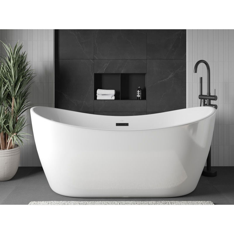 Mexen X-Wall-NR nišinė lentyna be apvado su lentynėle 60 x 30 cm, juoda - 1971603010S