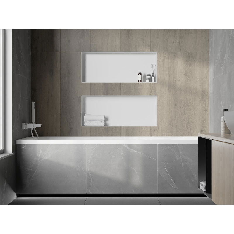 Mexen X-Wall-NR nišinė lentyna be apvado 75 x 30 cm, balta - 1921753010