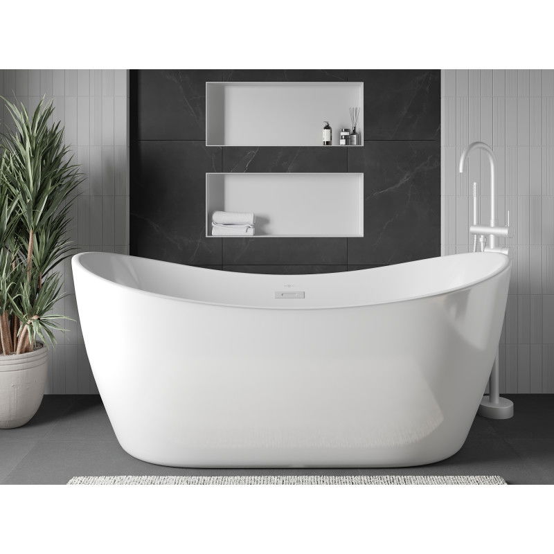 Mexen X-Wall-NR nišinė lentyna be apvado 75 x 30 cm, balta - 1921753010