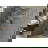 Mexen X-Wall-NR įleidžiama lentyna be apvado 75 x 30 cm, inox - 1911753010
