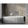 Mexen X-Wall-NR įleidžiama lentyna be apvado 75 x 30 cm, inox - 1911753010