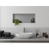 Mexen X-Wall-NR nišinė lentyna be atramos 75 x 30 cm, inox - 1911753010