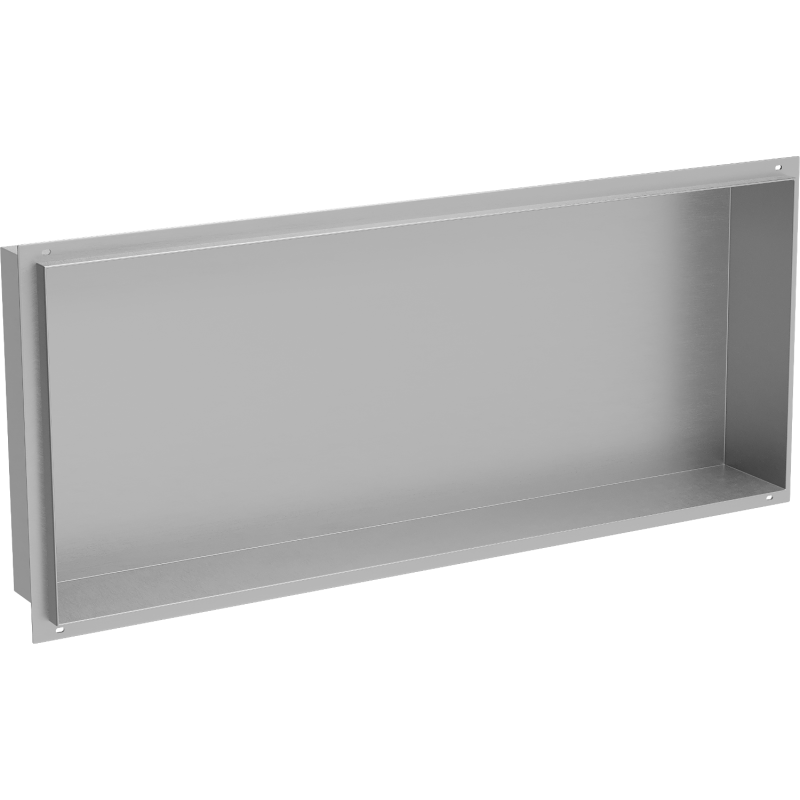 Mexen X-Wall-NR įmontuojama lentyna be apvado 75 x 30 cm, inox - 1911753010