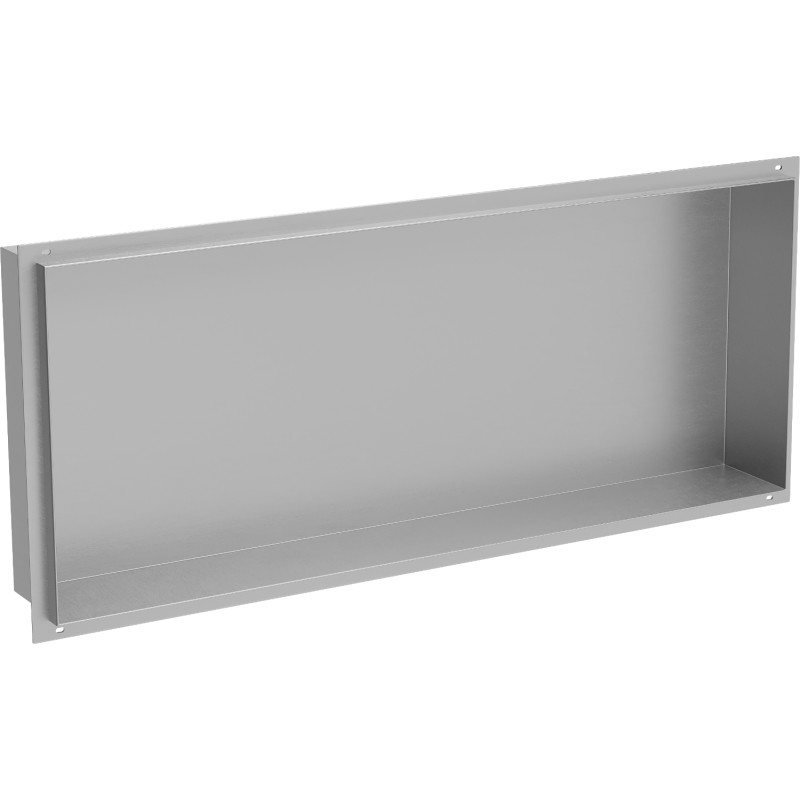 Mexen X-Wall-NR nišinė lentyna be apvado 75 x 30 cm, nerūdijantis plienas - 1911753010