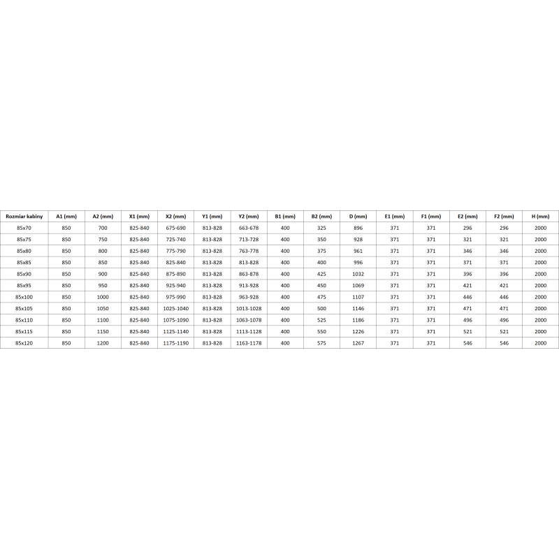 Mexen Mist-F Duo sulankstoma dušo kabina dešinė 85 x 95 cm, permatoma, chromuota - 8A6-085L-095P-01-00