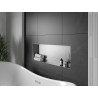 Mexen X-Wall-NR nišinė lentyna be briaunos 90 x 30 cm, inox - 1911903010