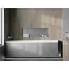 Mexen X-Wall-NR nišinė lentyna be apvado 90 x 30 cm, inox - 1911903010