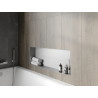 Mexen X-Wall-NR nišinė lentyna be briaunos 90 x 30 cm, inox - 1911903010