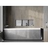Mexen X-Wall-NR nišinis lentyna be apvadų su lentyna 90 x 30 cm, inox - 1911903010S