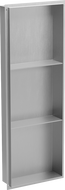 Mexen X-Wall-NR be apvado įleidžiama lentyna su lentyna 90 x 30 cm, inox - 1911903010S
