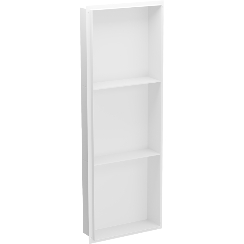 Mexen X-Wall-NR be apvado įleidžiama lentyna su lentyna 90 x 30 cm, Balta - 1921903010S