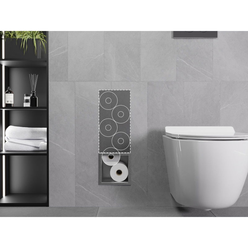 Mexen X-Wall-B tualetinio popieriaus laikiklis, inox - 1915