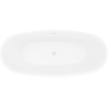 Mexen Luvo Slim laisvai stovinti vonia 170 x 75 cm, balta/juoda, baltas išsipylimas - 52801707575-20