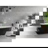 Mexen Luvo Slim laisvai stovinti vonia 170 x 75 cm, balta/juoda, baltas išsipylimas - 52801707575-20