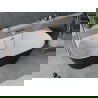 Mexen Oval Slim laisvai stovinti prie sienos 170 x 80 cm, balta/juoda, perpylimo rožinis auksas - 52661708075-60
