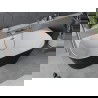 Mexen Oval Slim laisvai stovinti sieninė vonia 170 x 80 cm, balta/juoda, šlifuota vario perpylimo anga - 52661708075-65