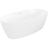Mexen Olea laisvai stovinti vonia 170 x 80 cm, balta, baltos perteklius - 52821708000-20