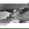 Mexen Olea laisvai stovinti vonia modelis 170 x 80 cm, balta, perpylimas auksinis šlifuotas - 52821708000-55