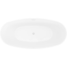 Mexen Olea laisvai pastatoma vonia modelis 170 x 80 cm, balta/juoda, baltas perpylimas - 52821708075-20