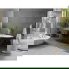Mexen Olea laisvai pastatoma vonia modelis 170 x 80 cm, balta/juoda, baltas perpylimas - 52821708075-20