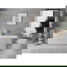 Mexen Nila atskirai pastatoma rifliuota vonia 170 x 75 cm, balta, baltas perpylimas - 52841708000-20
