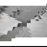 Mexen Nila rifliuota laisvai statoma vonia 170 x 75 cm, balta, perdaryta gun gray šlifuota - 52841708000-66