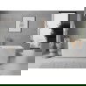 Mexen Nila laisvai pastatoma rifliuota vonia 170 x 75 cm, balta, persipildymo antracitinė - 52841708000-95