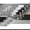 Mexen Nila laisvai pastatoma rifliuota vonia 170 x 75 cm, balta/juoda, chromuotas perteklius - 52841708075-01