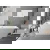 Mexen Tava laisvai stovinti rifliuota vonia 170 x 75 cm, balta, perpildymo rožinis auksas - 52851707500-60