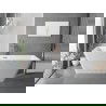 Mexen Tava laisvai stovinti rifliuota vonia 170 x 75 cm, balta, vario perpildyta - 52851707500-65