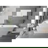 Mexen Tava laisvai stovinti rifliuotas vonia 170 x 75 cm, balta, persipylimas gun gray šlifuotas - 52851707500-66