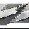 Mexen Tava laisvai stovinti rifliuota vonia 170 x 75 cm, balta/juoda, auksinė perpylimas - 52851707575-50