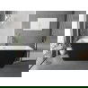 Mexen Tava laisvai stovinti rifliuota vonia 170 x 75 cm, balta/juoda, auksinė perpylimas - 52851707575-50