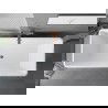 Mexen Tava laisvai stovinti rifliuota vonia 170 x 75 cm, balta/juoda, persikų auksas - 52851707575-60