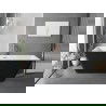 Mexen Tava laisvai stovinti rifliuota vonia 170 x 75 cm, balta/juoda, persikų auksas - 52851707575-60