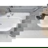 Mexen Yara laisvai pastatoma rifliuota vonia 170 x 75 cm, balta, chromuotas perpylimas - 52861707500-01