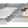 Mexen Yara laisvai pastatoma rifliuota vonia 170 x 75 cm, balta, baltas perpylimas - 52861707500-20
