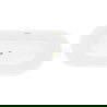 Mexen Yara laisvai stovinti rifliuota vonia 170 x 75 cm, balta/juoda, aukso spalvos perpildymo anga - 52861707575-55