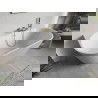 Mexen Oris laisvai pastatoma, prie sienos rifliuota vonia 150 x 75 cm, balta, auksinis šepečiu valytas - 52871507500-55