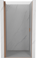 Mexen Mist-B varstomos dušo durys 80 cm, skaidrios, šepečiuota varis - 8A2-080-000-65-00
