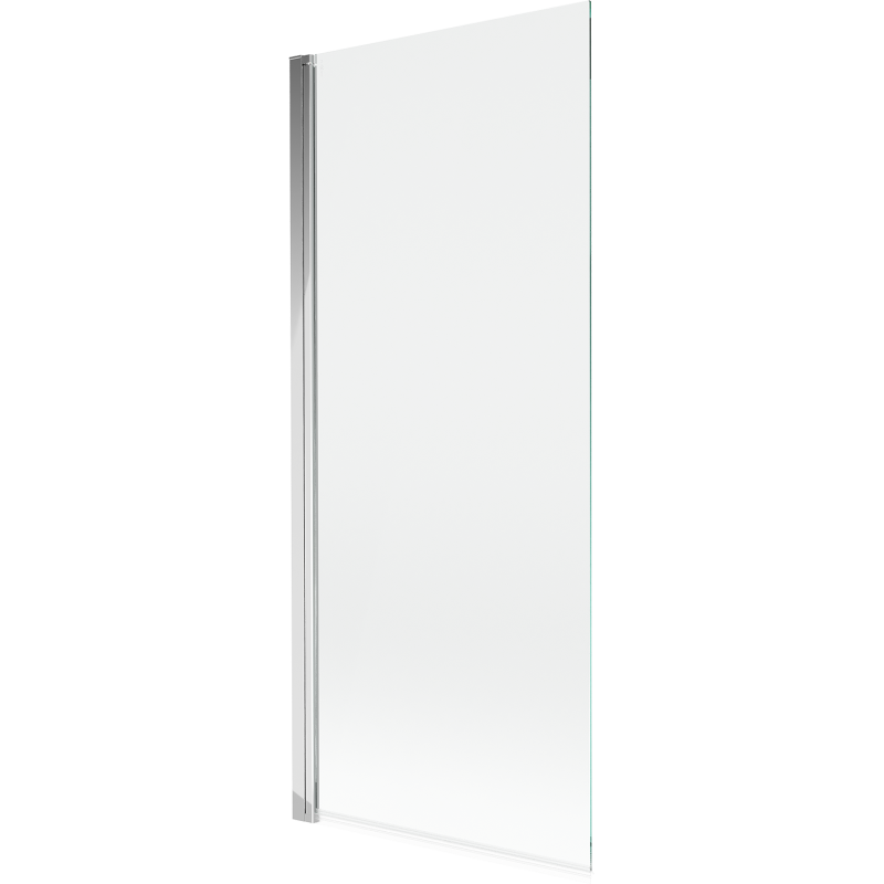 Mexen Mist vonios pertvara su 1 durimis 80 x 150 cm, permatoma, chromuota - 8A9-080-001-01-00