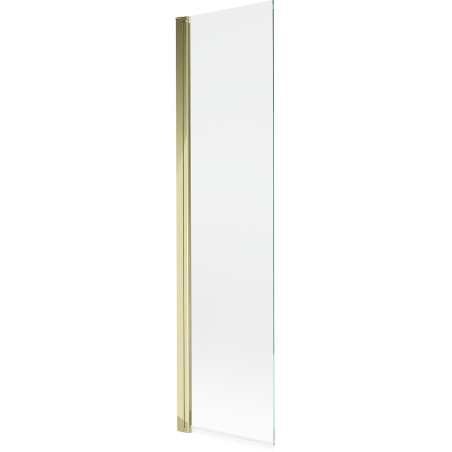 Mexen Mist vonios ekranas su 1 jungtimi 50 x 150 cm, skaidrus, auksinis - 8A9-050-001-50-00