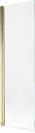 Mexen Mist vonios ekrano 1-duris 70 x 150 cm, skaidrus, auksinis - 8A9-070-001-50-00