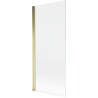 Mexen Mist vonios ekrano 1-durų 80 x 150 cm, permatomas, auksinis - 8A9-080-001-50-00