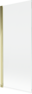 Mexen Mist vonios ekrano 1-durų 80 x 150 cm, permatomas, auksinis - 8A9-080-001-50-00